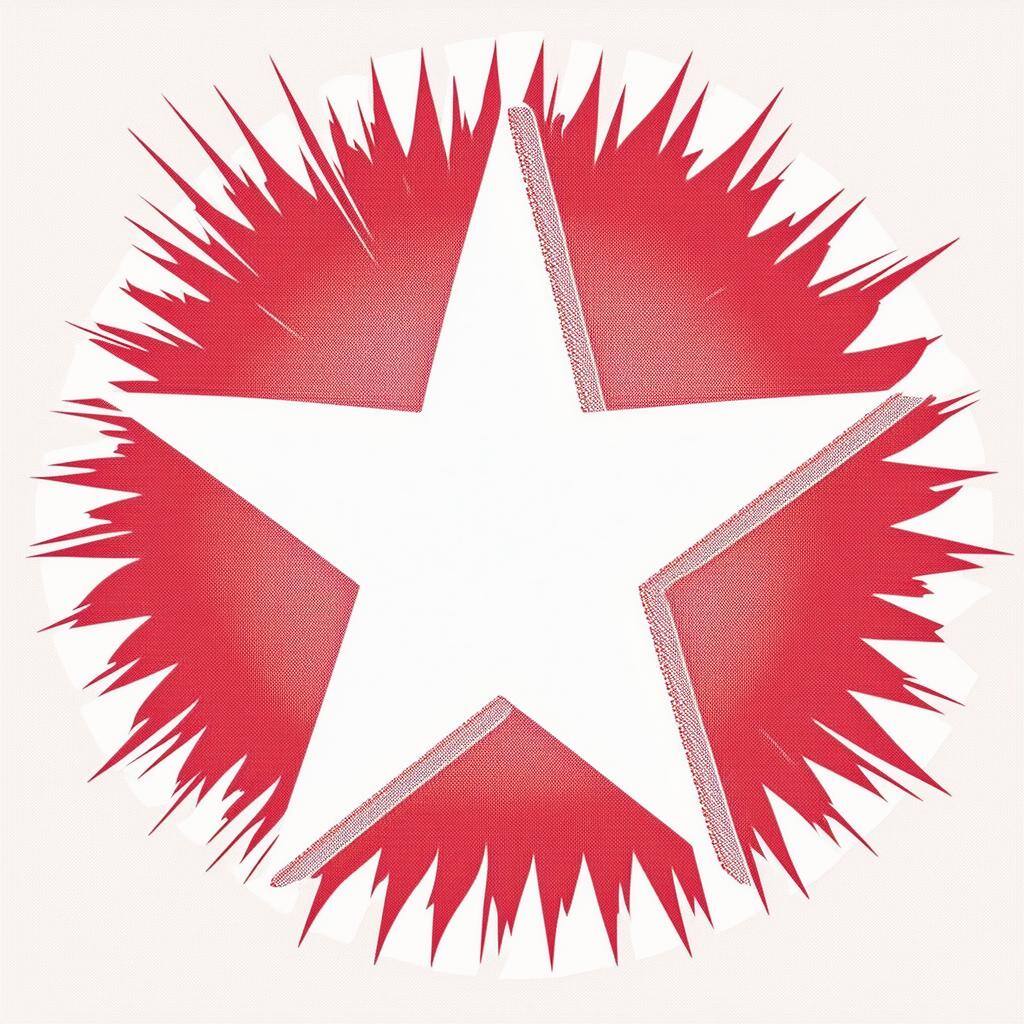 white star spinning like icon